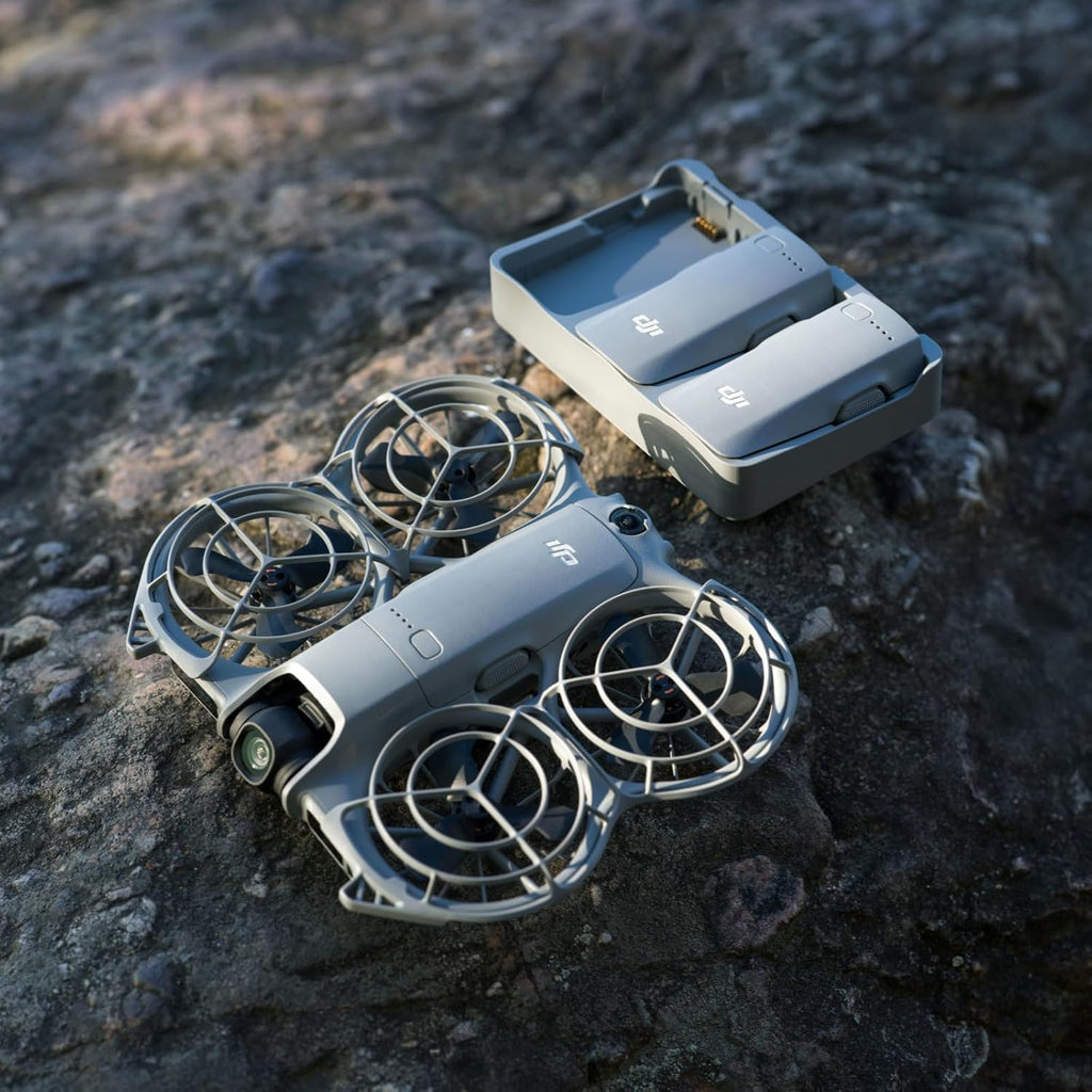 DJI Neo 2 Fly More Combo (Drone Only), 4K Drone with Camera | Palm Takeoff & Landing, Gesture Control, Activetrack, Omnidirectional Obstacle Sensing, 3 Batteries