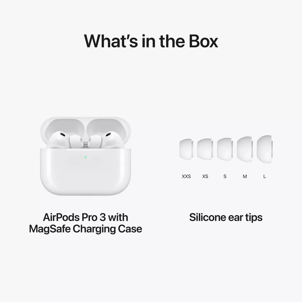 Apple Airpods Pro 3 Wireless Earbuds with Active Noise Cancellation