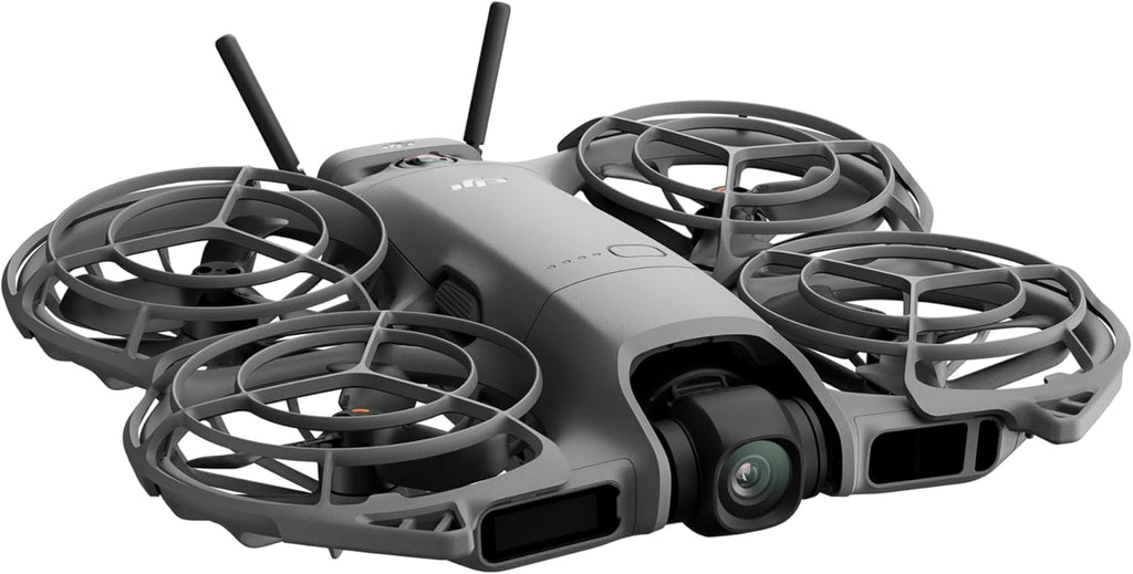 DJI Neo 2 Fly More Combo (Drone Only), 4K Drone with Camera | Palm Takeoff & Landing, Gesture Control, Activetrack, Omnidirectional Obstacle Sensing, 3 Batteries