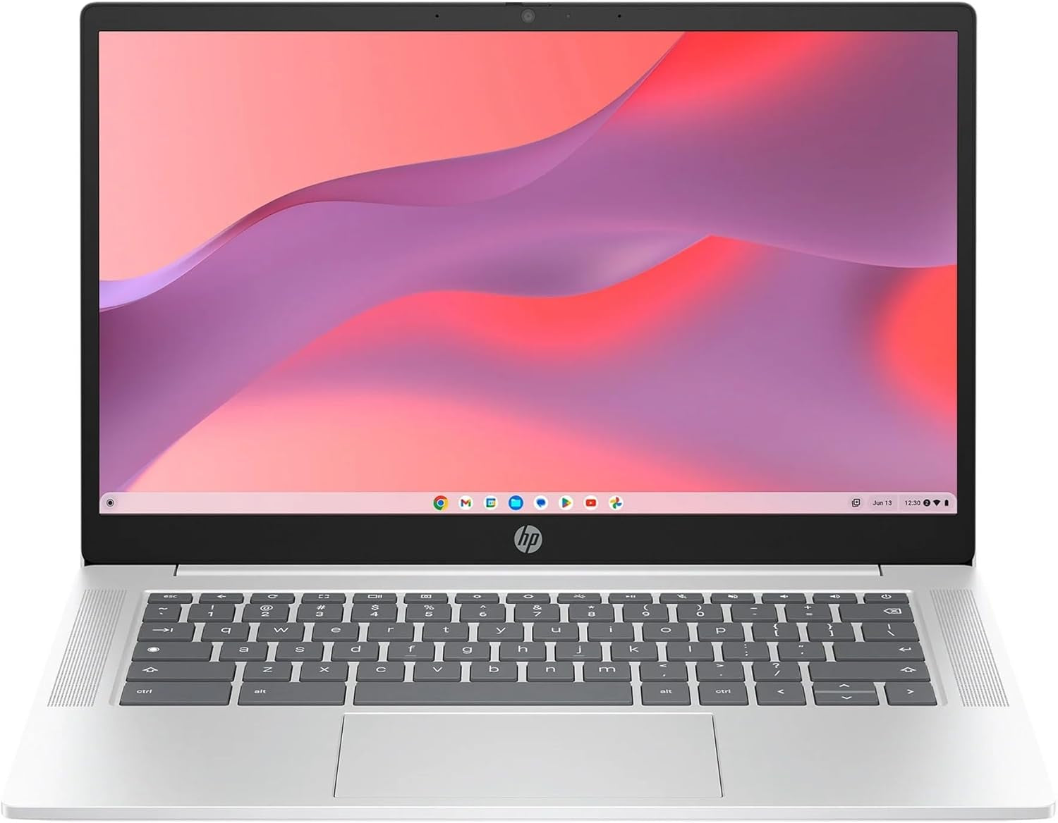 Hp 14 Inch Chromebook Intel N200, 4GB RAM, 128GB Ufs (Silver) | 14-Inch HD Chrome Os, 4GB LPDDR5, Intel UHD Graphics, WI-FI 6, 720P Camera