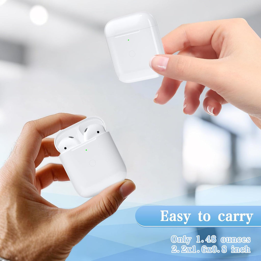 Replacement Airpods 1 St & 2Nd Generation Airpod Charging Case, Wireless Airpod Replacement Case with Bluetooth Pairing Sync Button, Airpods 1/2 Charging Cases Only, Airpods 1Rd Generation Case