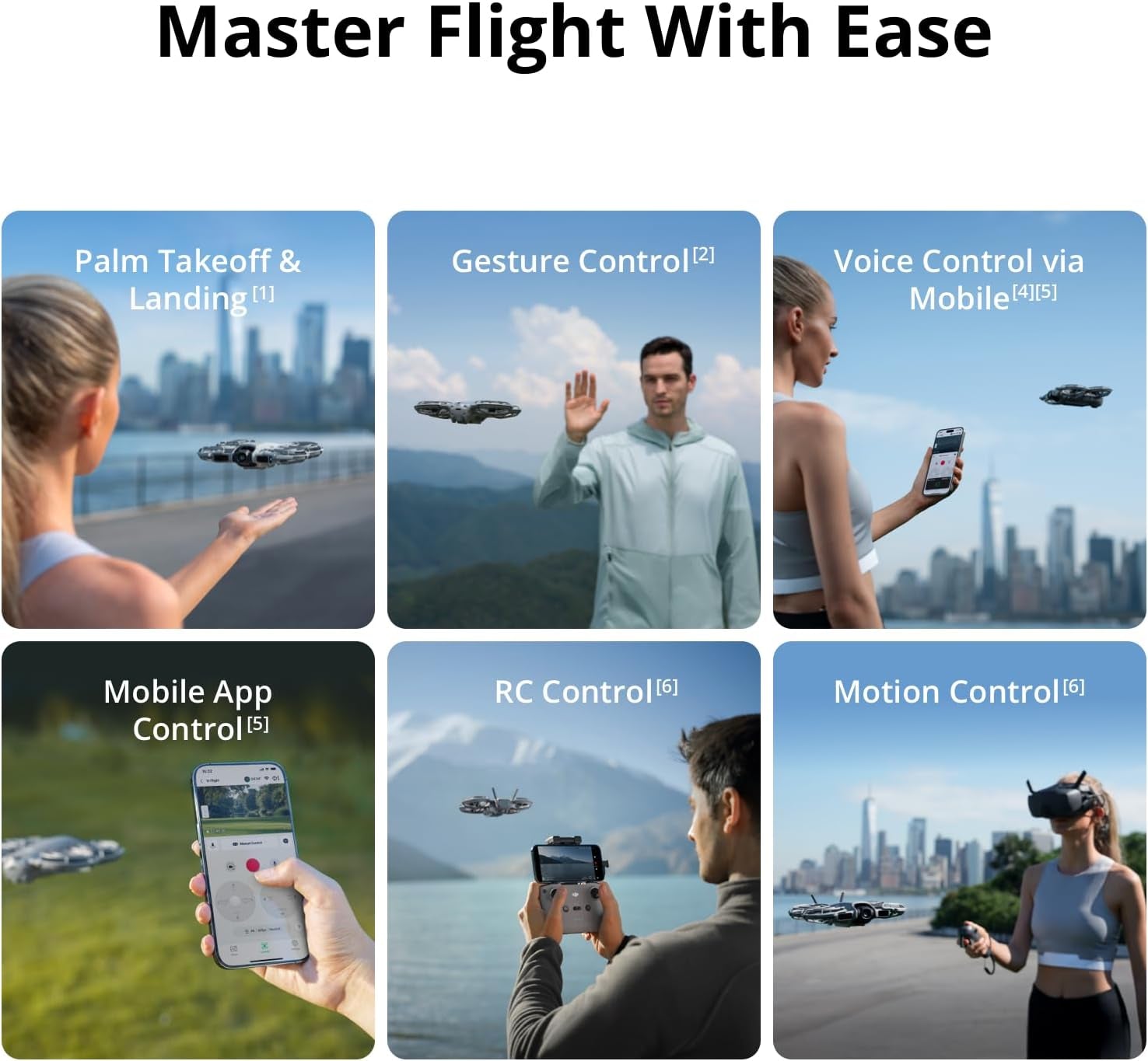DJI Neo 2 Motion Fly More Combo with RC Motion 3 & Goggles N3 | Stable Transmission with Digital Transceiver, 4K Drone for Beginners, FPV Flying, 3 Batteries